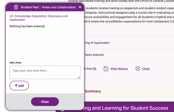Scratch pad for 2.E. Knowledge Acquisition, Discover and Application
